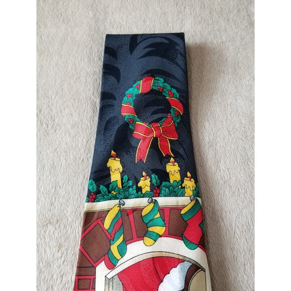 Looney Tunes Mania 1996 Christmas Tasmanian Devil Men's Tie Polyester Vintage - Picture 6 of 12
